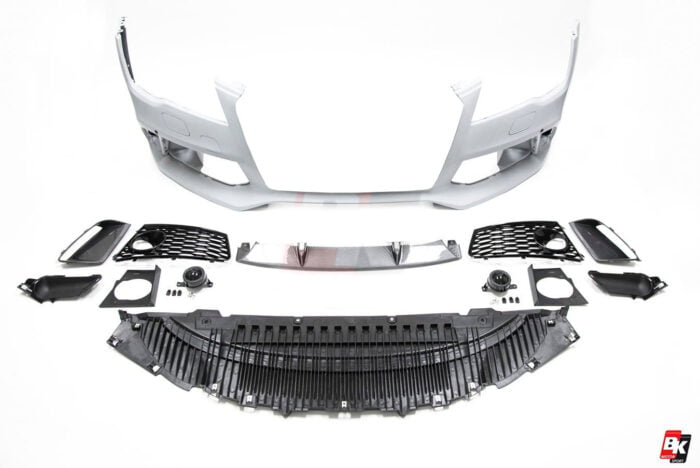BKM Front Bumper Kit (RS-Style - Carbon), fits Audi A7/S7 C7.0