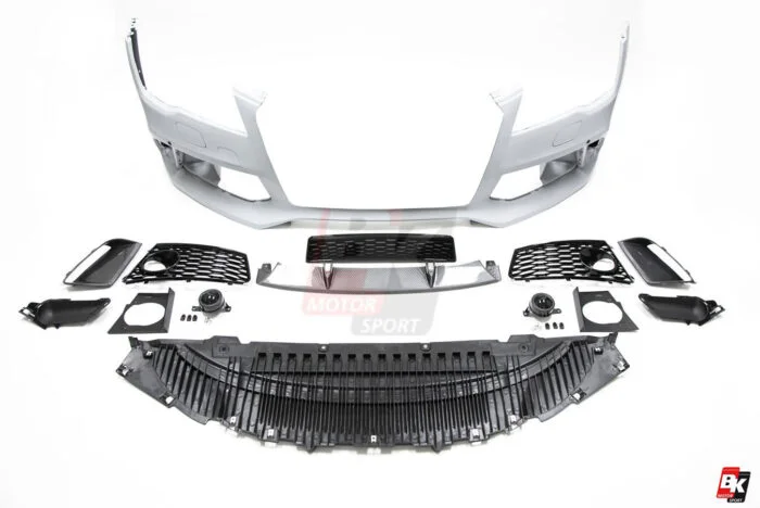 BKM Front Bumper Kit (RS-Style - Carbon), fits Audi A7/S7 C7.0