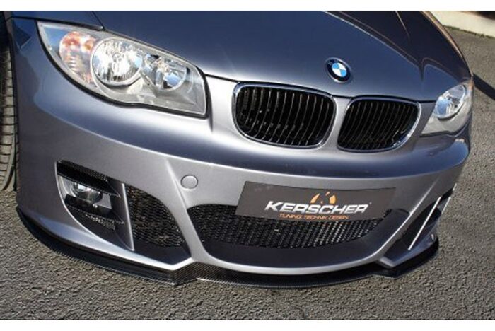 Kerscher Front Spoiler Splitter Carbon for KM2, fits BMW 1-Series E81-E88
