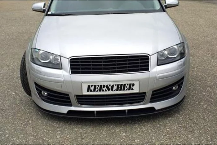 Kerscher Front Bumper K-Line with Headlamp Washers, fits Audi A3 8P