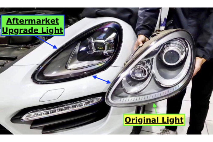 BKM Upgrade Light Set, fits Porsche Cayenne 958.1