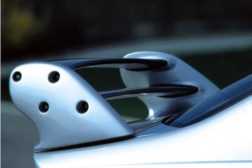Kerscher Rear Wing 4 Part without Brakelight, fits BMW 3-Series E46 Coupe