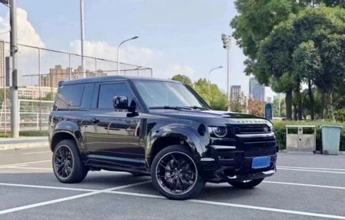 BKM SVB Glossy Black Full Body Kit, fits Land Rover L663 110 Version