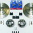 Kerscher Front Disc Brake Vented 130/5, Grooved and Drilled, fits Volkswagen Beetle