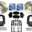 Kerscher Front Disc Brake Vented 4-Piston Porsche 130/5, Grooved and Drilled, fits Volkswagen Beetle