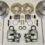 Kerscher Rear Disc Brake 130/4, Grooved and Drilled, fits Volkswagen Beetle