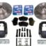 Kerscher Front Disc Brake Vented 4-Piston Porsche 130/4, Grooved and Drilled, fits Volkswagen Beetle