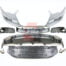 BKM Front Bumper Kit with Rear Diffuser (RS Style - Carbon), fits Audi A6 C7.0