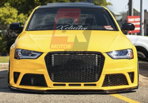 BKM Front Bumper Kit with Lip, fits Audi A4/S4 B8.5