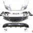 BKM Front Bumper Kit with Rear Diffuser (RS Style - Carbon), fits Audi A7 C7.0