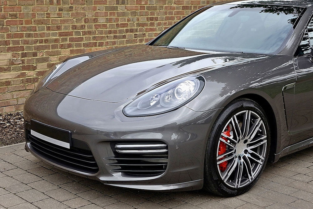 BKM Turbo Style Front Bumper with LED Daylights, fits Panamera 970.2 BKM Turbo Style Front Bumper with LED Daylights, fits Panamera 970.2