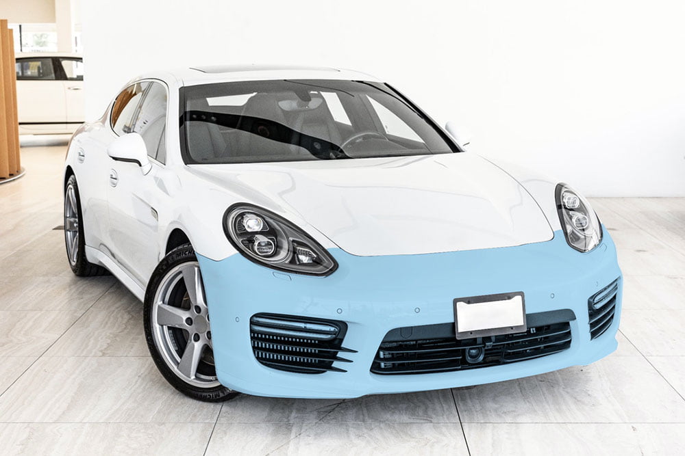 BKM Turbo Style Front Bumper with LED Daylights, fits Panamera 970.2 BKM Turbo Style Front Bumper with LED Daylights, fits Panamera 970.2