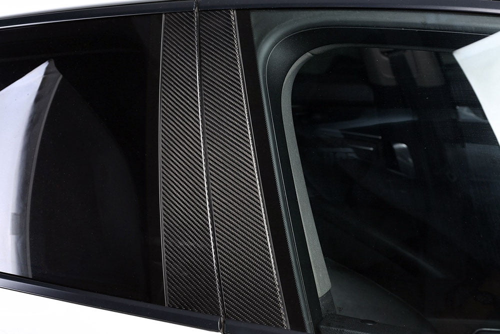 BKM Carbon B Column Decoration Set, fits Panamera 970