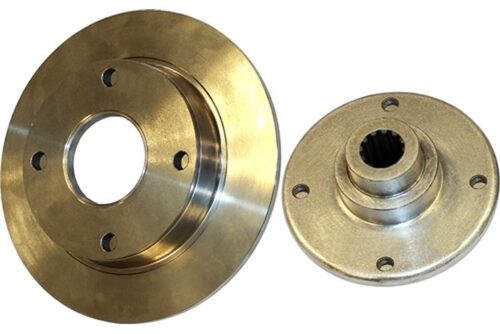 Kerscher Brake Disc Rear 130/4 2-piece, fits Volkswagen Beetle