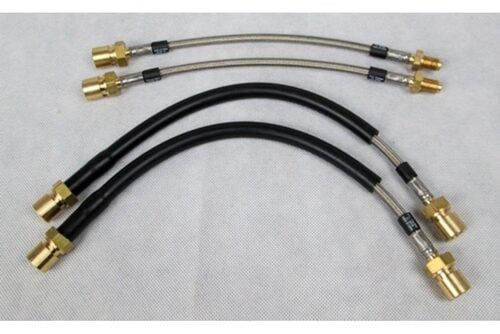 Kerscher Steel Flexible Brake Hoses for IRS, fits Volkswagen Beetle 1302/03