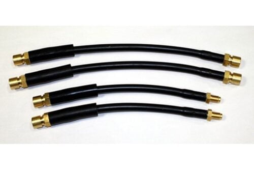 Kerscher Steel Flexible Brake Hoses Oldie for Swing Axle, fits Volkswagen Beetle 1100/1200/1300/1500