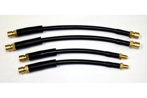 Kerscher Steel Flexible Brake Hoses Oldie for IRS, fits Volkswagen Beetle 1100/1200/1300/1500