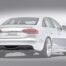 Caractere Rear Diffuser with 1 Large Cutting, fits Audi A4 B8.0 S-Line 2.0 TDI / 1.8-2.0 TFSI