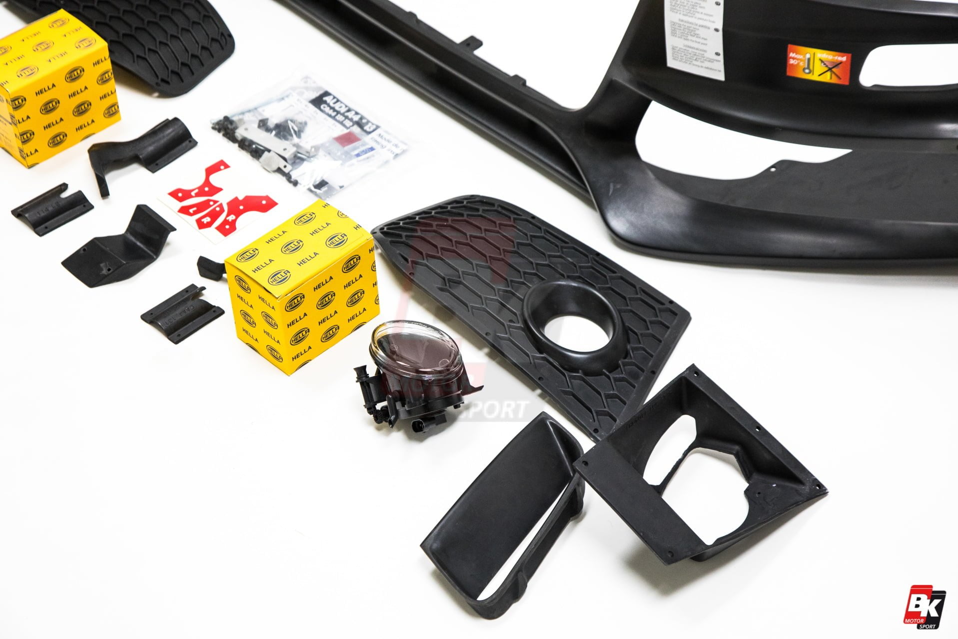Caractere Front Bumper with Foglights, fits Audi A4 B8.5 Caractere Front Bumper with Foglights, fits Audi A4 B8.5