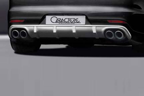 Caractere Rear Diffuser, fits Panamera 970.2
