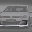 Caractere Front Spoiler, fits Volkswagen Golf 7 GTI / GTD
