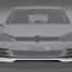Caractere Front Spoiler, fits Volkswagen Golf 7