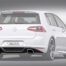 Caractere Rear Diffuser with Exhaust, fits Volkswagen 7 GTI / GTD