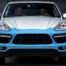 BKM Turbo Style Front Bumper with LED Daylights, fits Porsche Cayenne 958.1