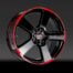 Oettinger RXX Redline 19" Rim Set, fits Volkswagen Golf Mk7.5/8